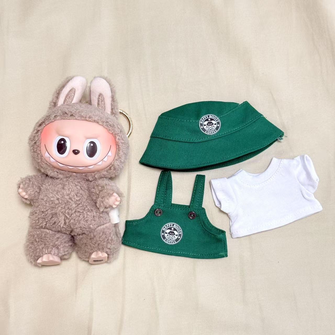 Pink Bib For Labubu
