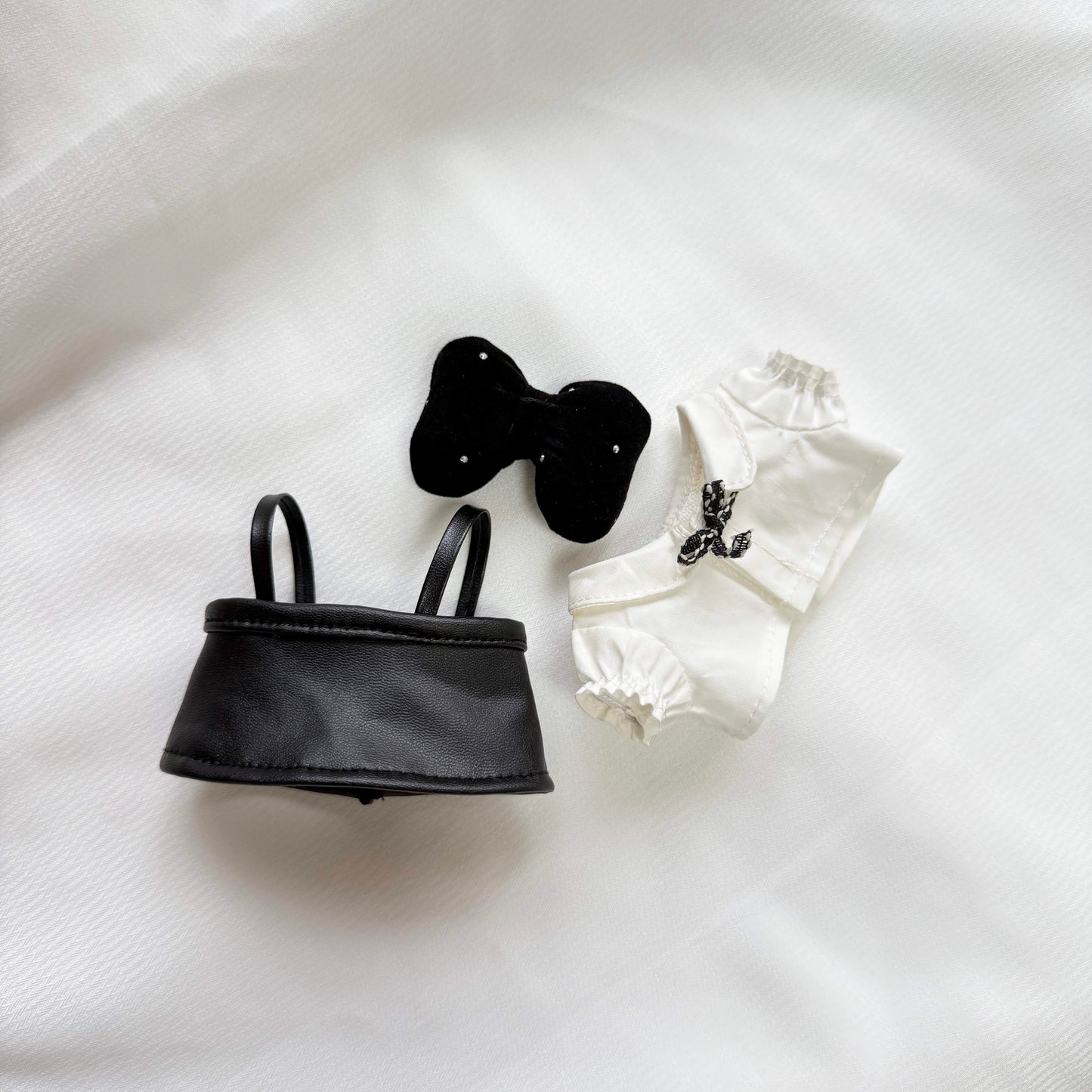 White and Black Skirt