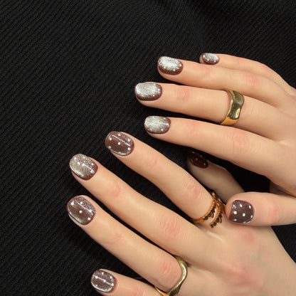 Brown Polka Dot