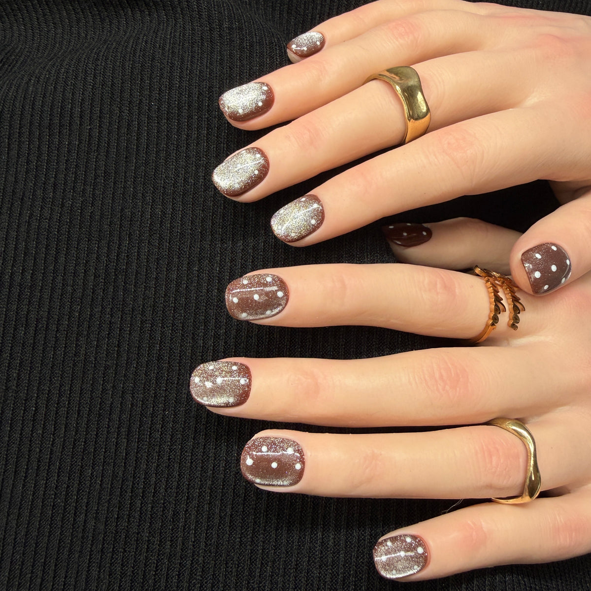 Brown Polka Dot