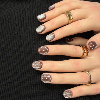 Brown Polka Dot