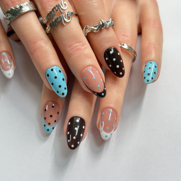 Blue Brown Dot
