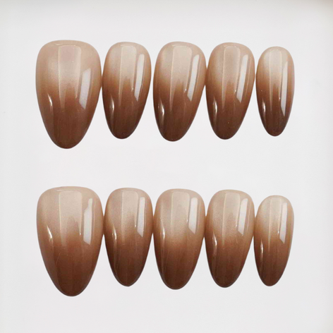 Mystic Siam Short Almond Ombre,Glazed