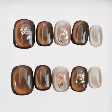 Autumn Rose Squoval Cat Eye