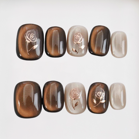 Autumn Rose Squoval Cat Eye