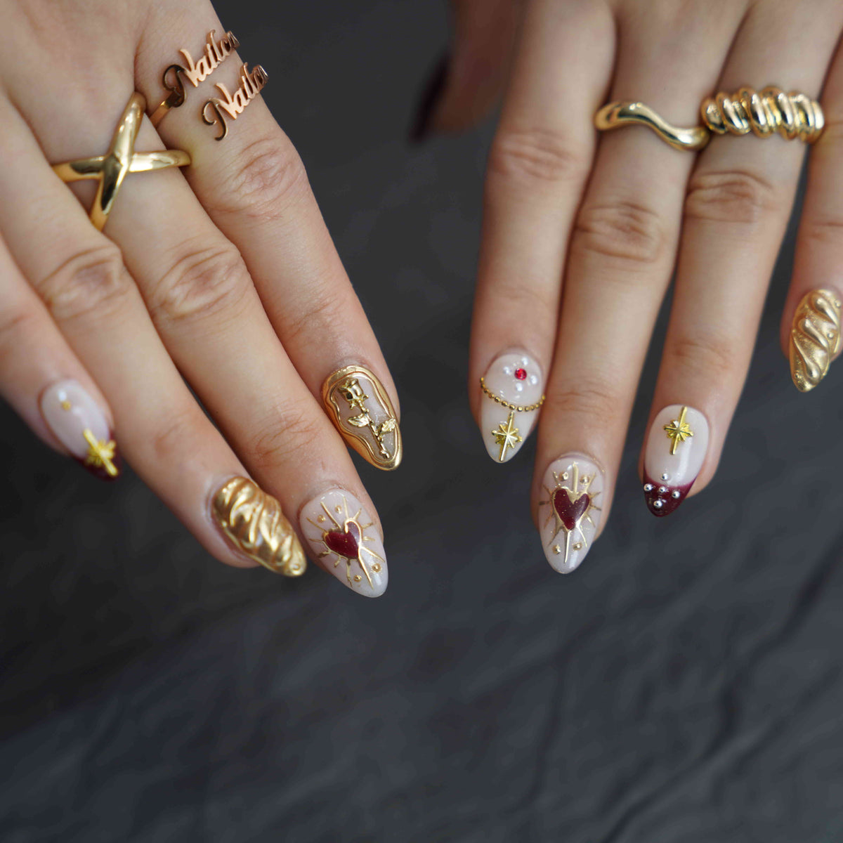 Golden Era Celestial Press-On Nails – view 2