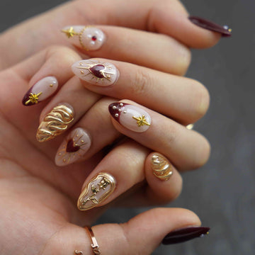 Golden Era Celestial Press-On Nails – view 4