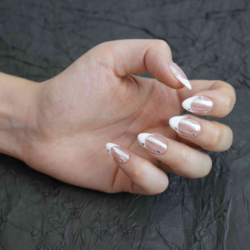Pearl French Chrome Press-On Nails – view 15