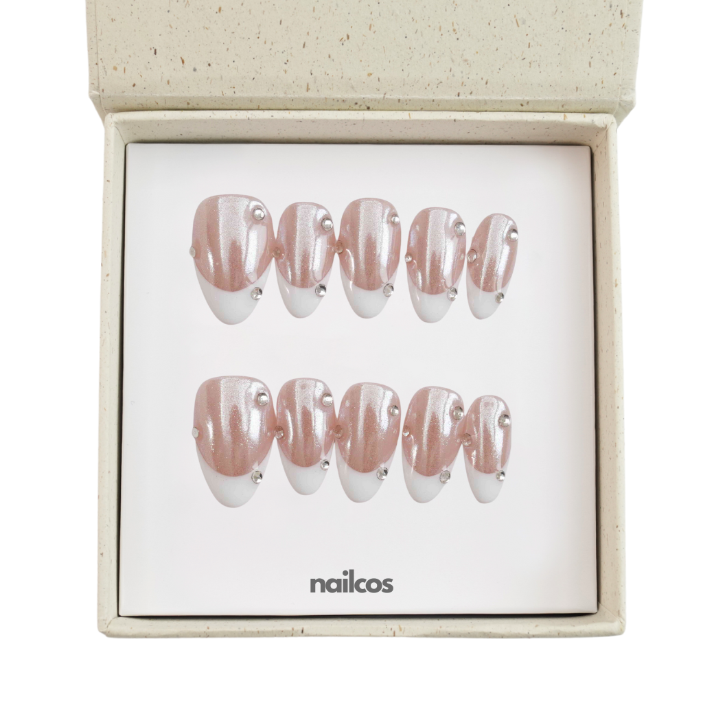 Pearl French Chrome Press-On Nails – view 17