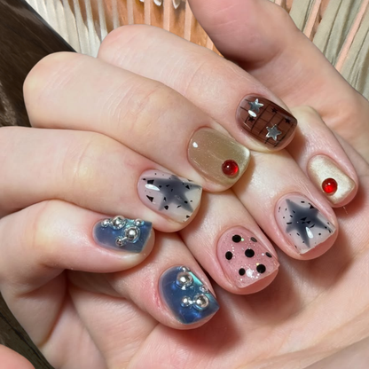 Playground Mix Polka-Dot Press-On Nails – view 2