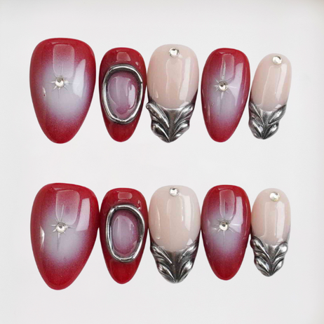 Ruby Short Almond Chrome,Aura